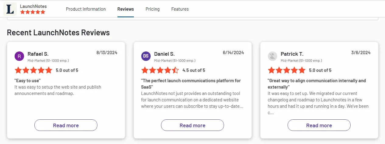 Customer Feedback