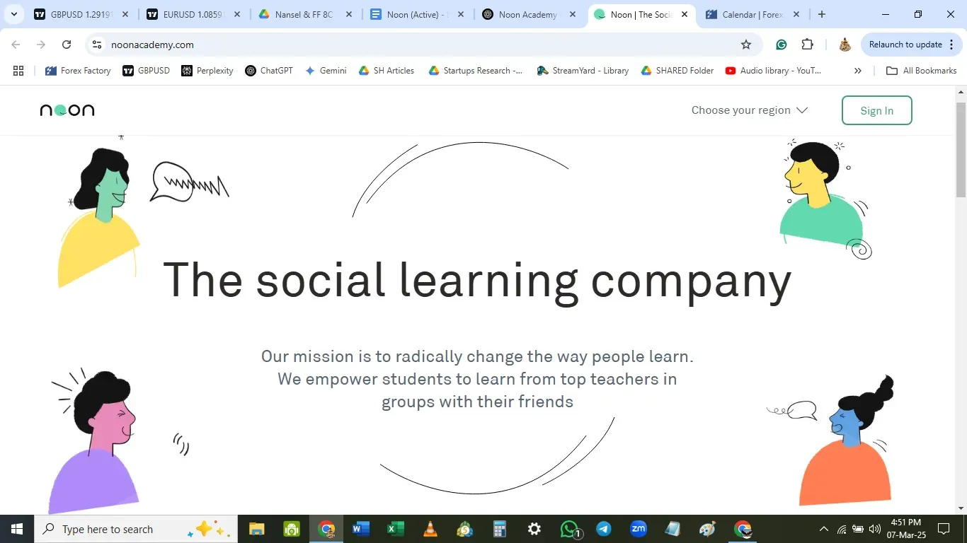 Noon Academy's social learning approach encourages group participation