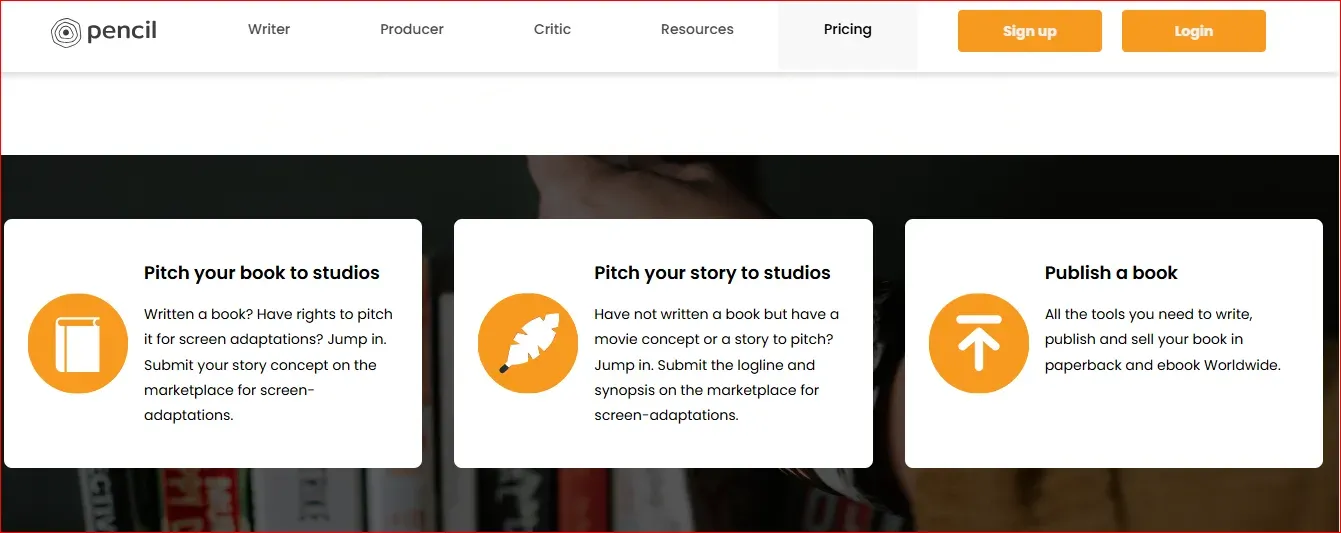 “Pitch to Studios” Marketplace